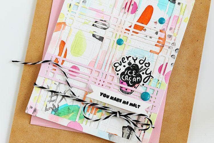 Part A-Glitz Art Craft Co.,LTD Dies Layered Plaid Cover Die B