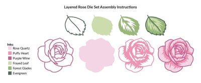 Part A-Glitz Art Craft Co.,LTD Dies Layered Rose Die Set