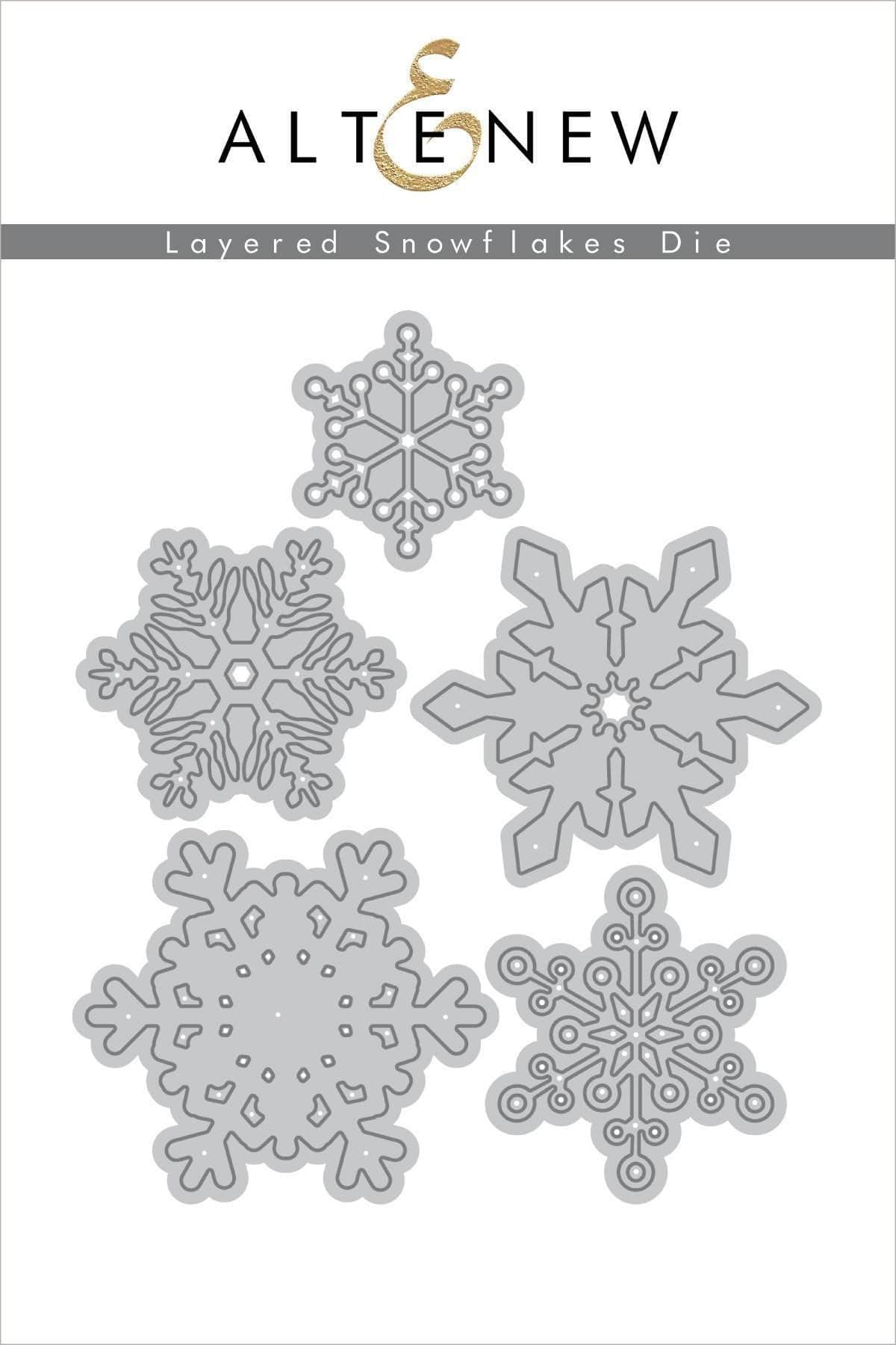 Part A-Glitz Art Craft Co.,LTD Dies Layered Snowflakes Die Set