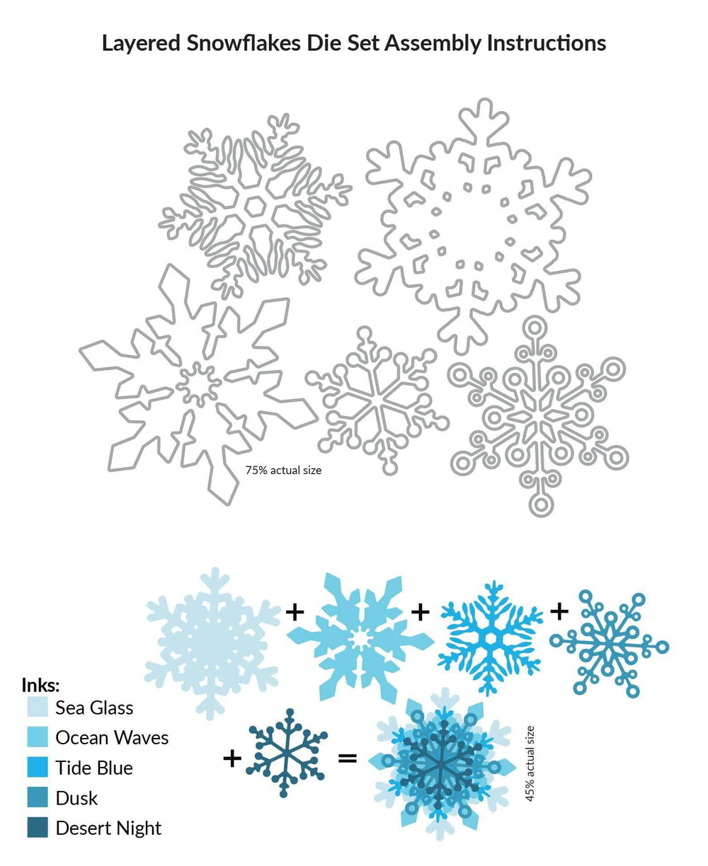 Part A-Glitz Art Craft Co.,LTD Dies Layered Snowflakes Die Set