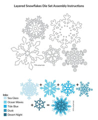 Part A-Glitz Art Craft Co.,LTD Dies Layered Snowflakes Die Set