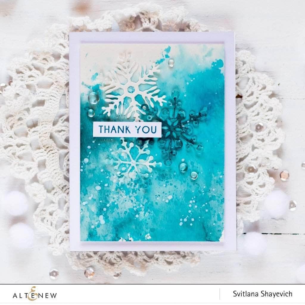 Floating Snowflakes, Layered Clear Stamp Set