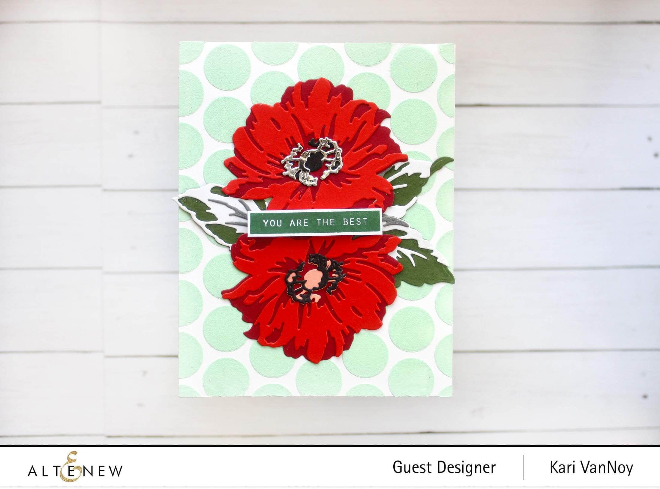 Layered Wood Flower Die Set | Elegant Floral Dies for Crafts | Altenew
