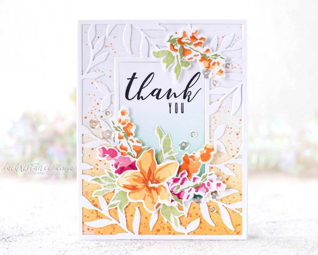 Part A-Glitz Art Craft Co.,LTD Dies Leaf Frame Cover Die