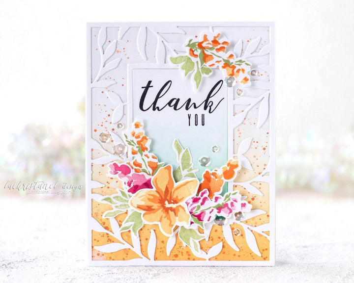 Part A-Glitz Art Craft Co.,LTD Dies Leaf Frame Cover Die