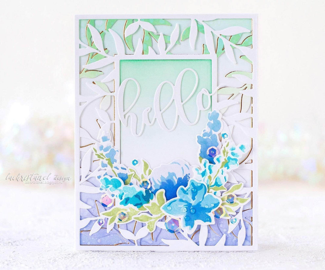 Part A-Glitz Art Craft Co.,LTD Dies Leaf Frame Cover Die