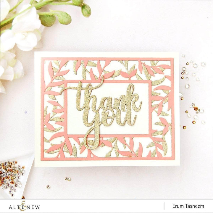 Part A-Glitz Art Craft Co.,LTD Dies Leaf Frame Cover Die