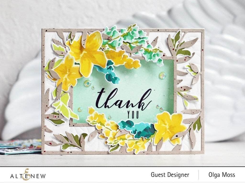 Part A-Glitz Art Craft Co.,LTD Dies Leaf Frame Cover Die