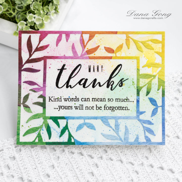 Part A-Glitz Art Craft Co.,LTD Dies Leaf Frame Cover Die