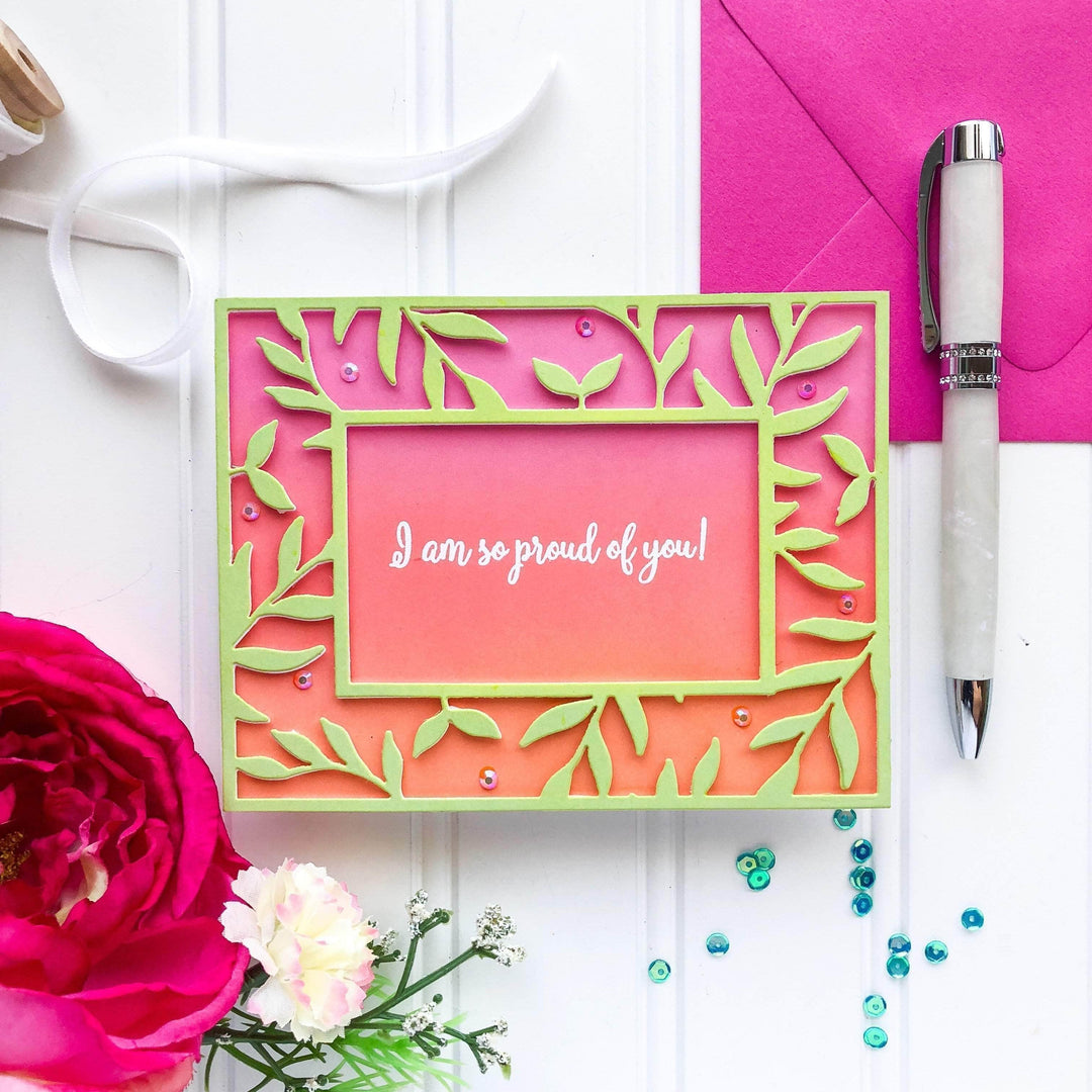 Part A-Glitz Art Craft Co.,LTD Dies Leaf Frame Cover Die