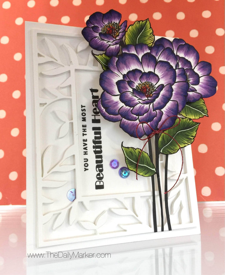 Part A-Glitz Art Craft Co.,LTD Dies Leaf Frame Cover Die