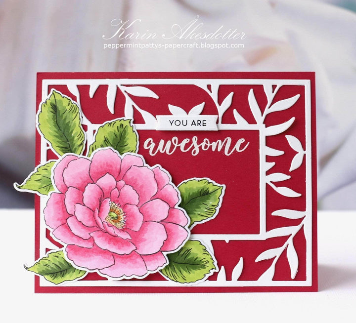 Part A-Glitz Art Craft Co.,LTD Dies Leaf Frame Cover Die