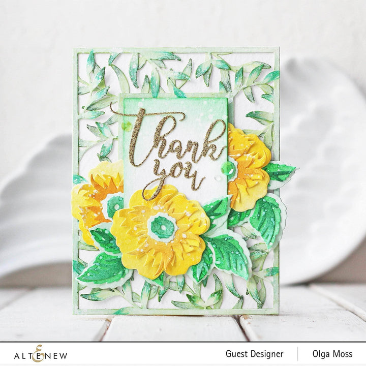 Part A-Glitz Art Craft Co.,LTD Dies Leaf Frame Cover Die