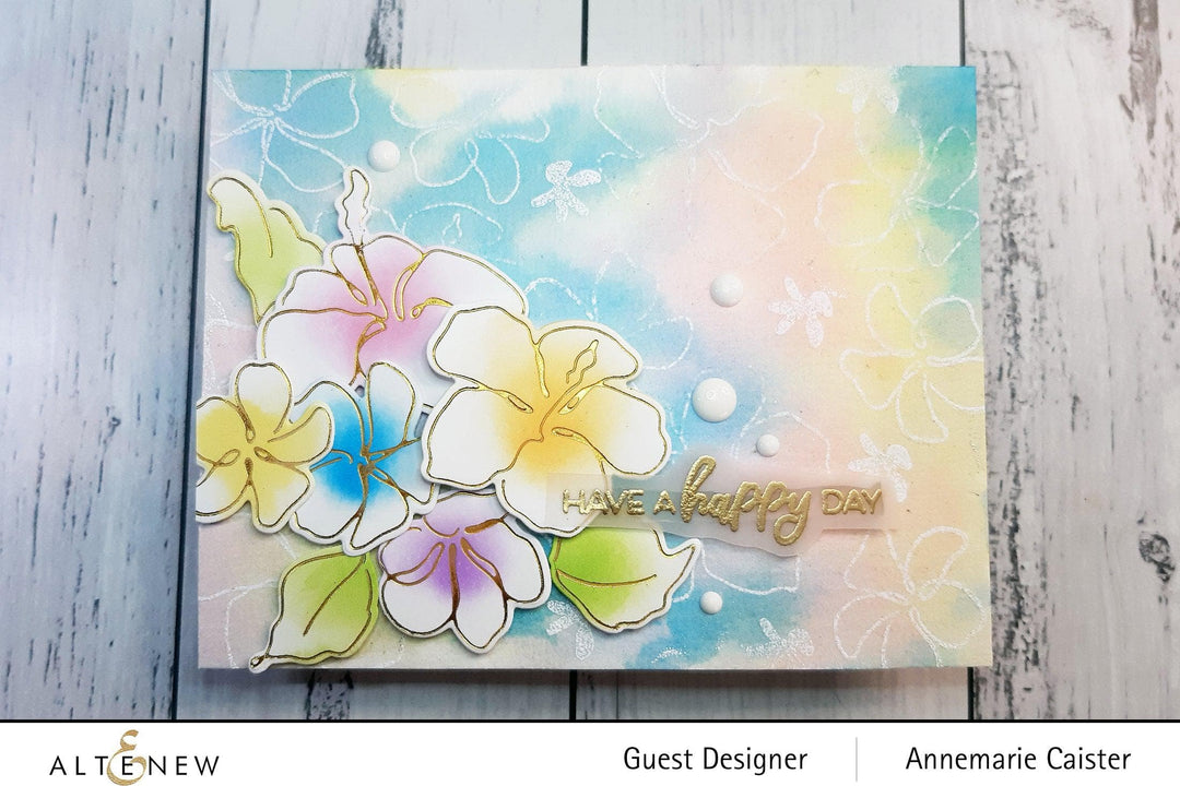 Part A-Glitz Art Craft Co.,LTD Dies Linear Life: Tropical Garden Die Set