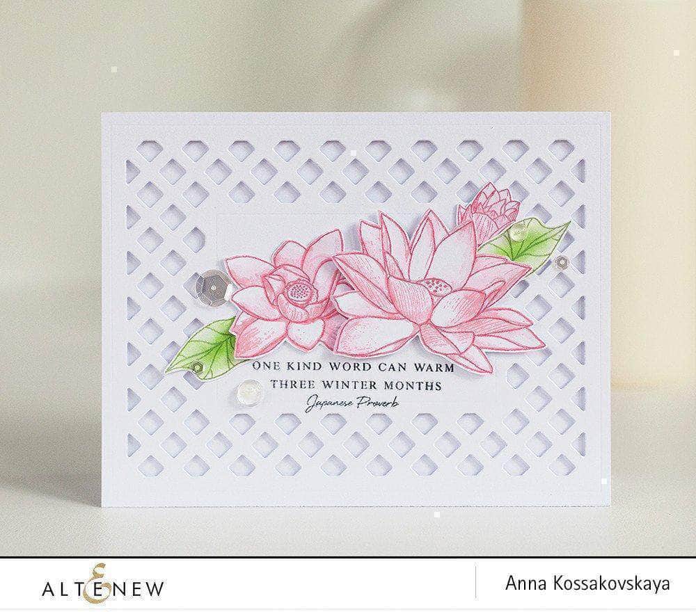 Part A-Glitz Art Craft Co.,LTD Dies Lotus Die Set