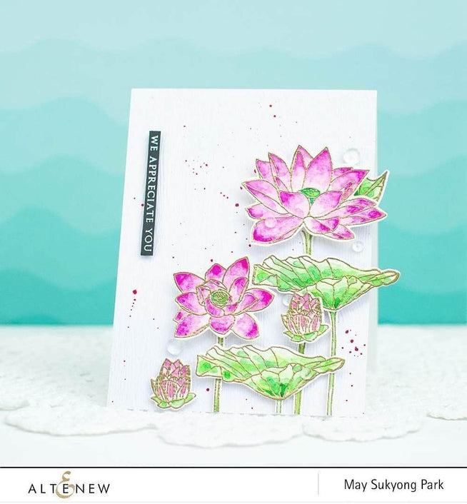 Part A-Glitz Art Craft Co.,LTD Dies Lotus Die Set