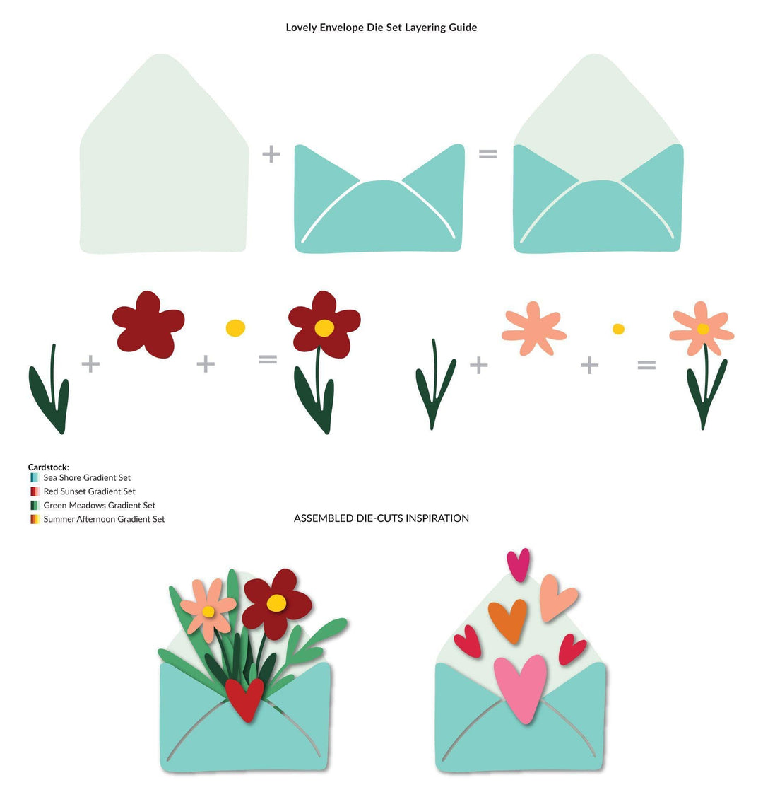 Part A-Glitz Art Craft Co.,LTD Dies Lovely Envelope Die Set