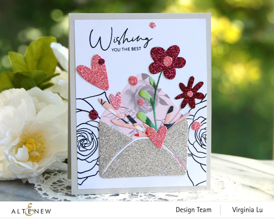 Part A-Glitz Art Craft Co.,LTD Dies Lovely Envelope Die Set