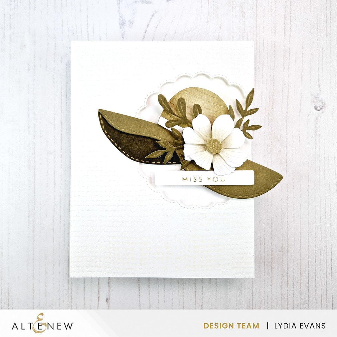 Lovely Floral Hat Die Set