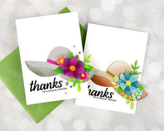 Lovely Floral Hat Die Set