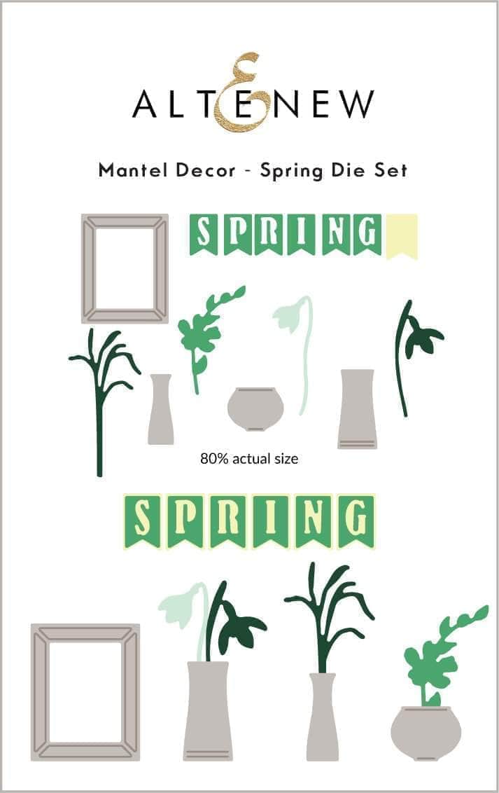Part A-Glitz Art Craft Co.,LTD Dies Mantel Decor - Spring Die Set