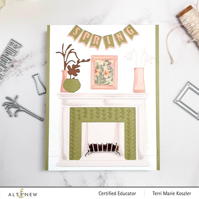 Part A-Glitz Art Craft Co.,LTD Dies Mantel Decor - Spring Die Set