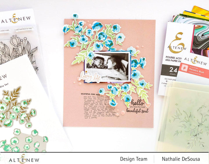 Part A-Glitz Art Craft Co.,LTD Dies Meadow Bush Die Set