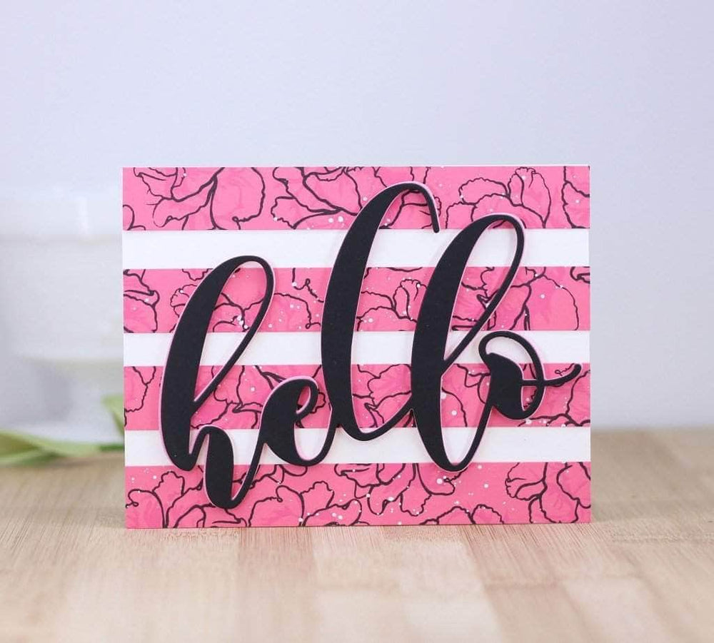 Part A-Glitz Art Craft Co.,LTD Dies Mega Hello Die