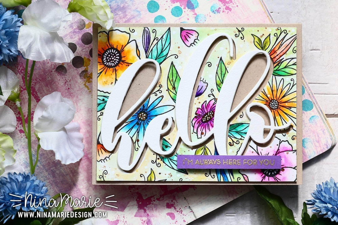 Part A-Glitz Art Craft Co.,LTD Dies Mega Hello Die