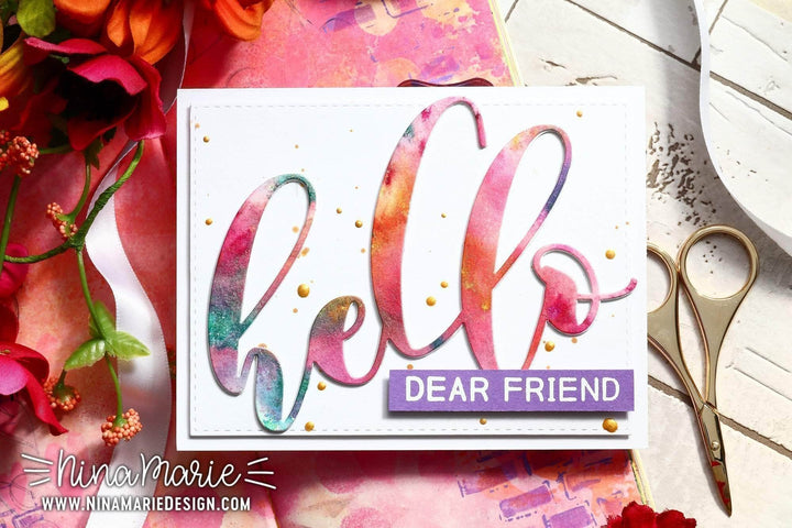 Part A-Glitz Art Craft Co.,LTD Dies Mega Hello Die