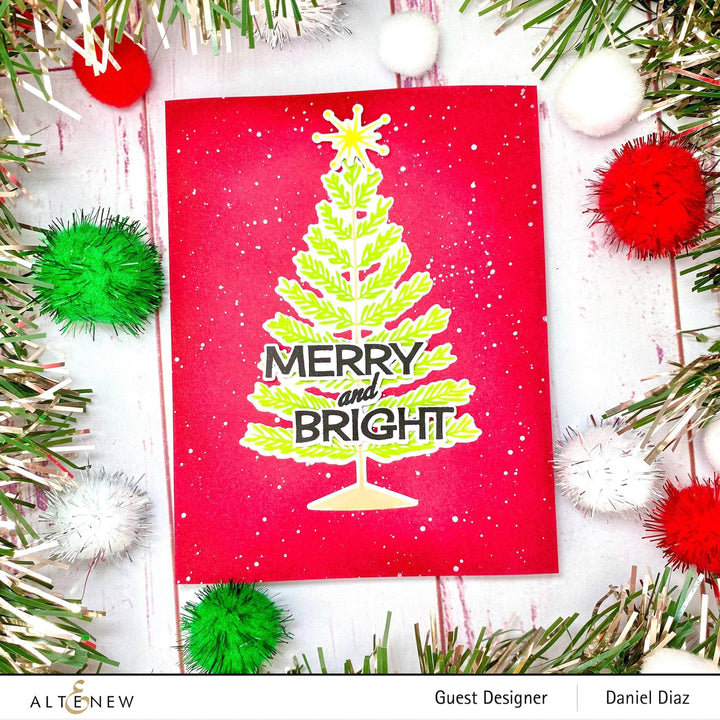 Part A-Glitz Art Craft Co.,LTD Dies Mid-Century Festivities Die Set