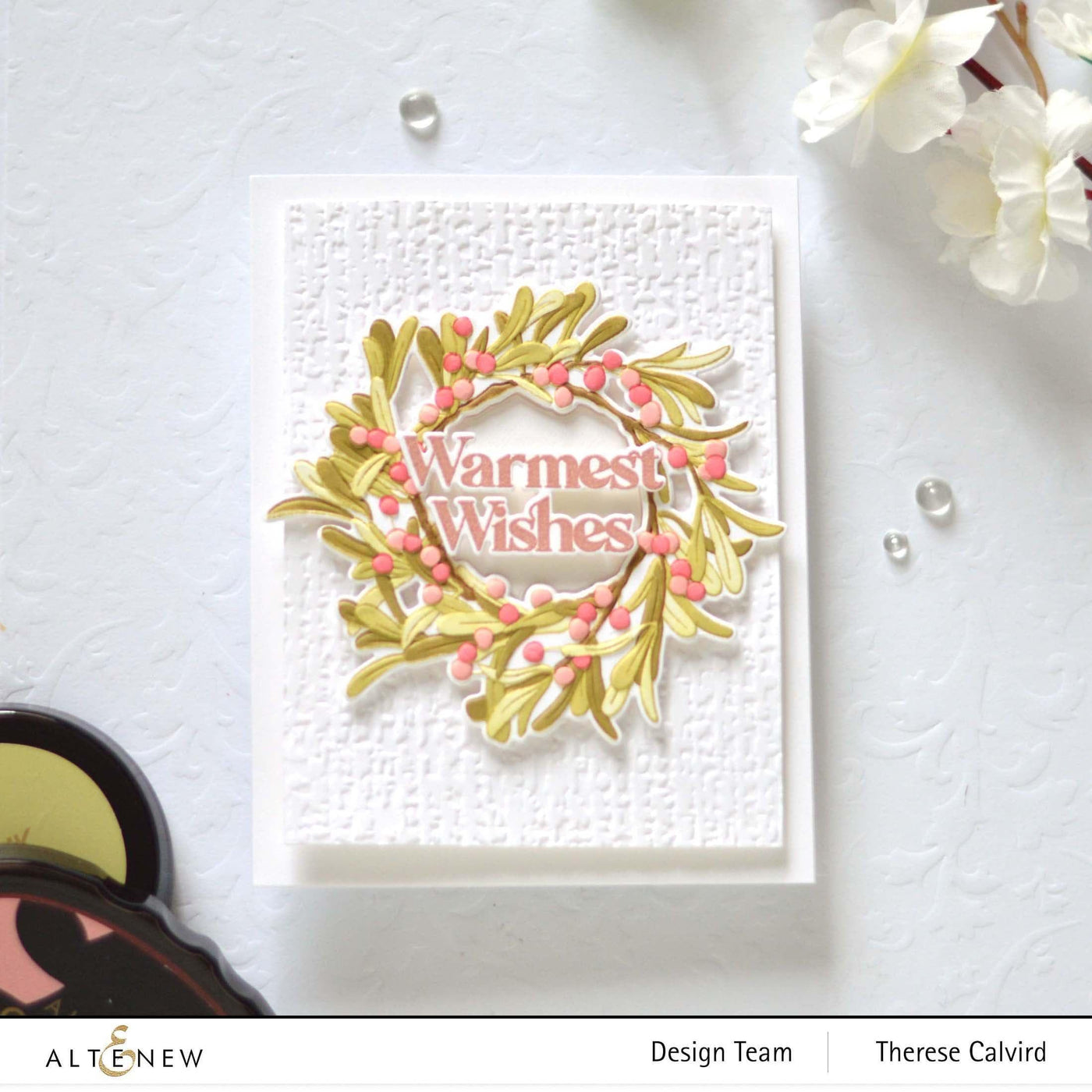 Part A-Glitz Art Craft Co.,LTD Dies Mistletoe Wreath Die Set