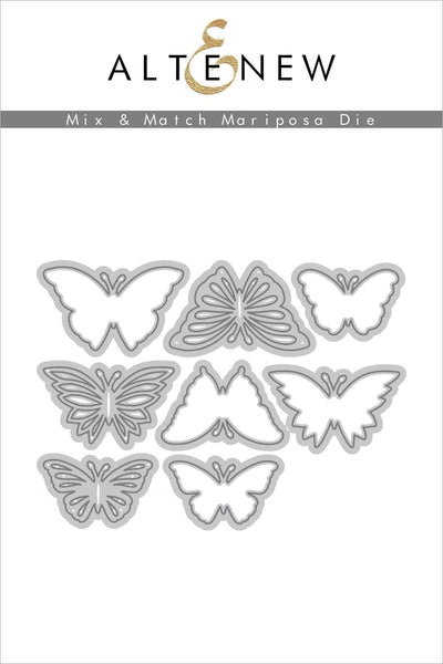 Part A-Glitz Art Craft Co.,LTD Dies Mix & Match Mariposa Die Set