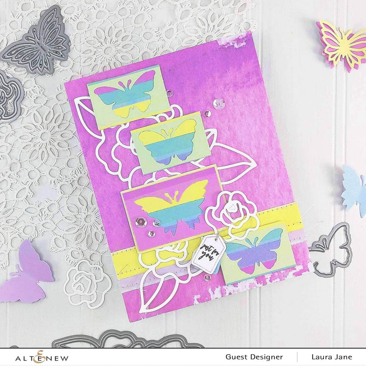 Part A-Glitz Art Craft Co.,LTD Dies Mix & Match Mariposa Die Set