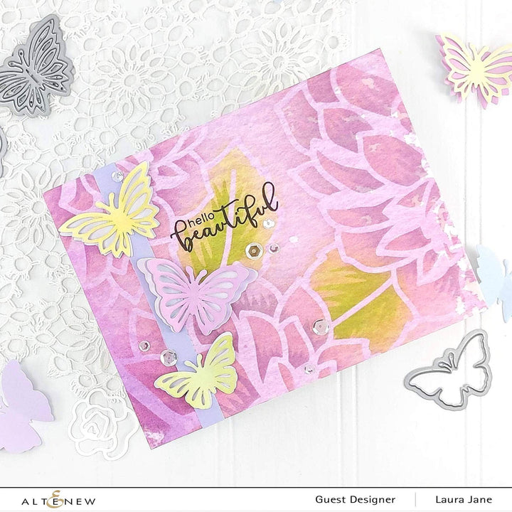 Part A-Glitz Art Craft Co.,LTD Dies Mix & Match Mariposa Die Set