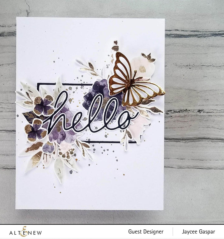 Part A-Glitz Art Craft Co.,LTD Dies Mix & Match Mariposa Die Set