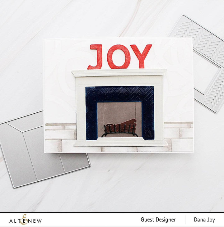 Part A-Glitz Art Craft Co.,LTD Dies Modern Fireplace Layering Die Set