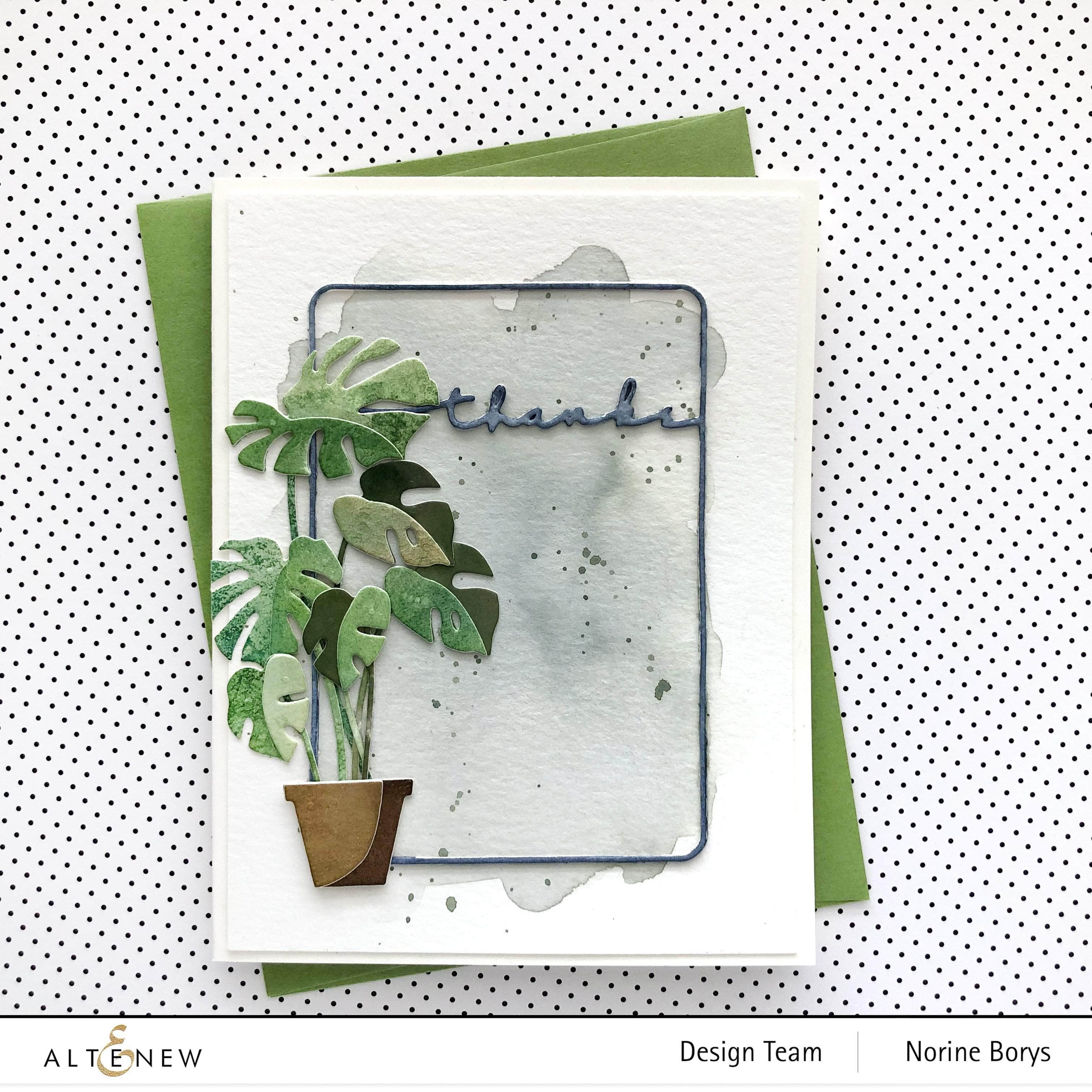 Monstera 3D Die Set | Altenew - Create Stunning Paper Plants