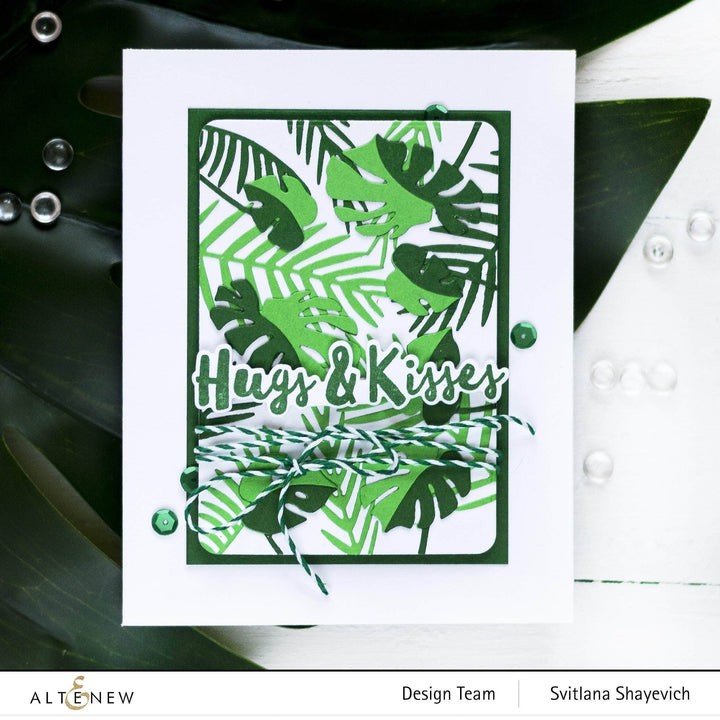 Part A-Glitz Art Craft Co.,LTD Dies Monstera 3D Die Set