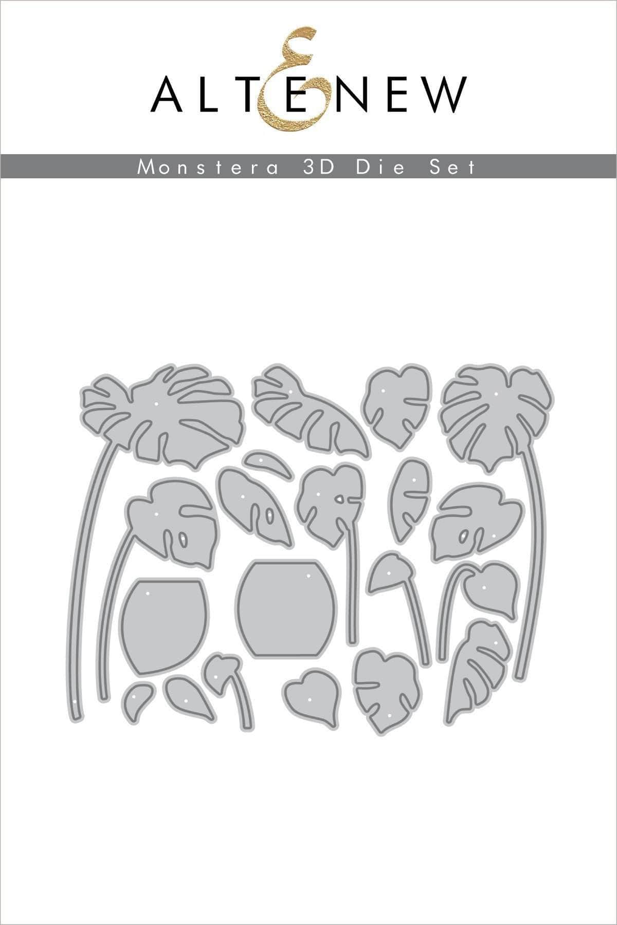 Part A-Glitz Art Craft Co.,LTD Dies Monstera 3D Die Set