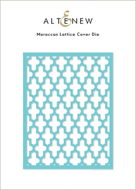 Part A-Glitz Art Craft Co.,LTD Dies Moroccan Lattice Cover Die
