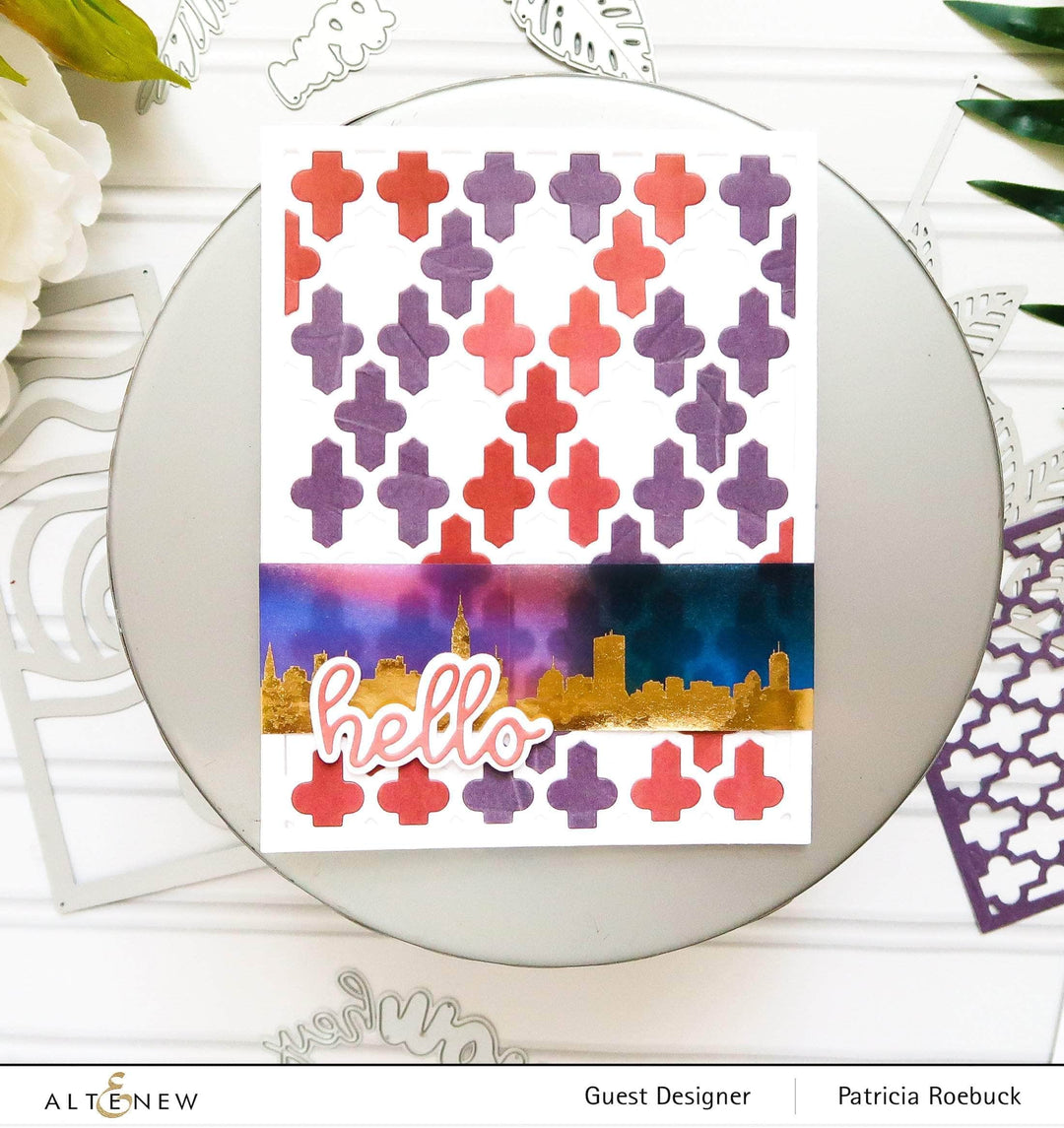 Part A-Glitz Art Craft Co.,LTD Dies Moroccan Lattice Cover Die