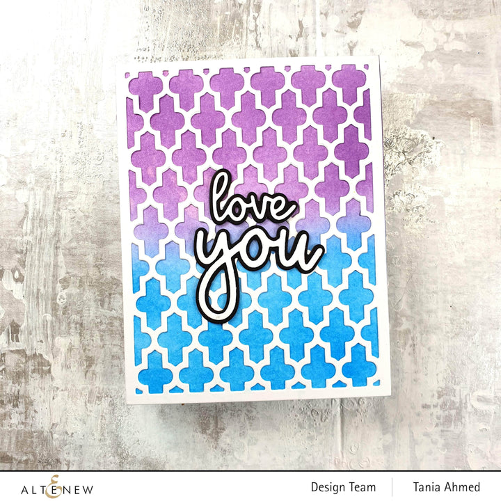 Part A-Glitz Art Craft Co.,LTD Dies Moroccan Lattice Cover Die