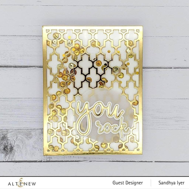 Part A-Glitz Art Craft Co.,LTD Dies Moroccan Lattice Cover Die