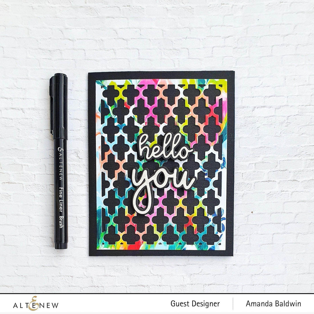 Part A-Glitz Art Craft Co.,LTD Dies Moroccan Lattice Cover Die