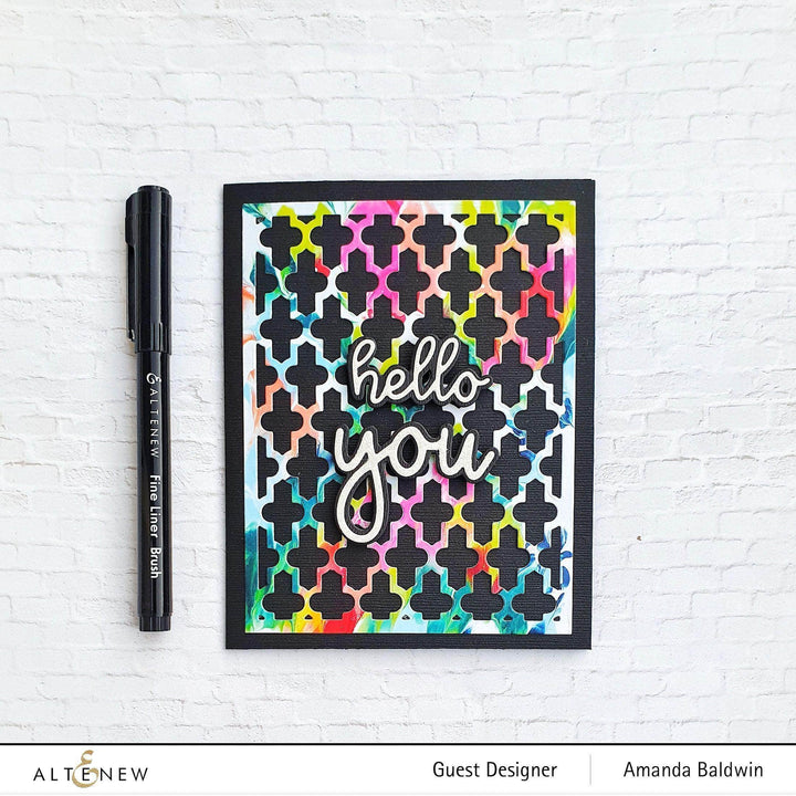 Part A-Glitz Art Craft Co.,LTD Dies Moroccan Lattice Cover Die