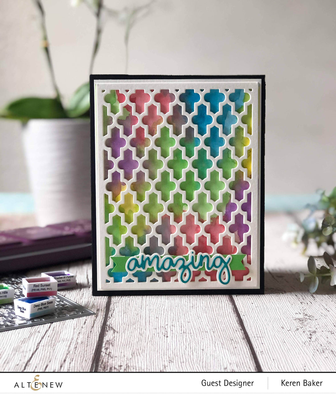 Part A-Glitz Art Craft Co.,LTD Dies Moroccan Lattice Cover Die