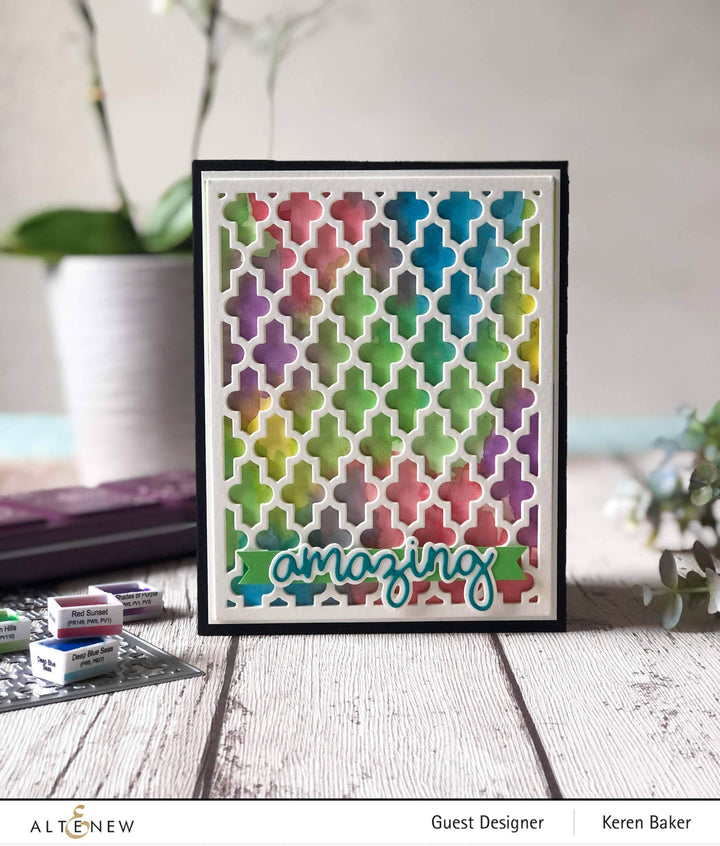 Part A-Glitz Art Craft Co.,LTD Dies Moroccan Lattice Cover Die