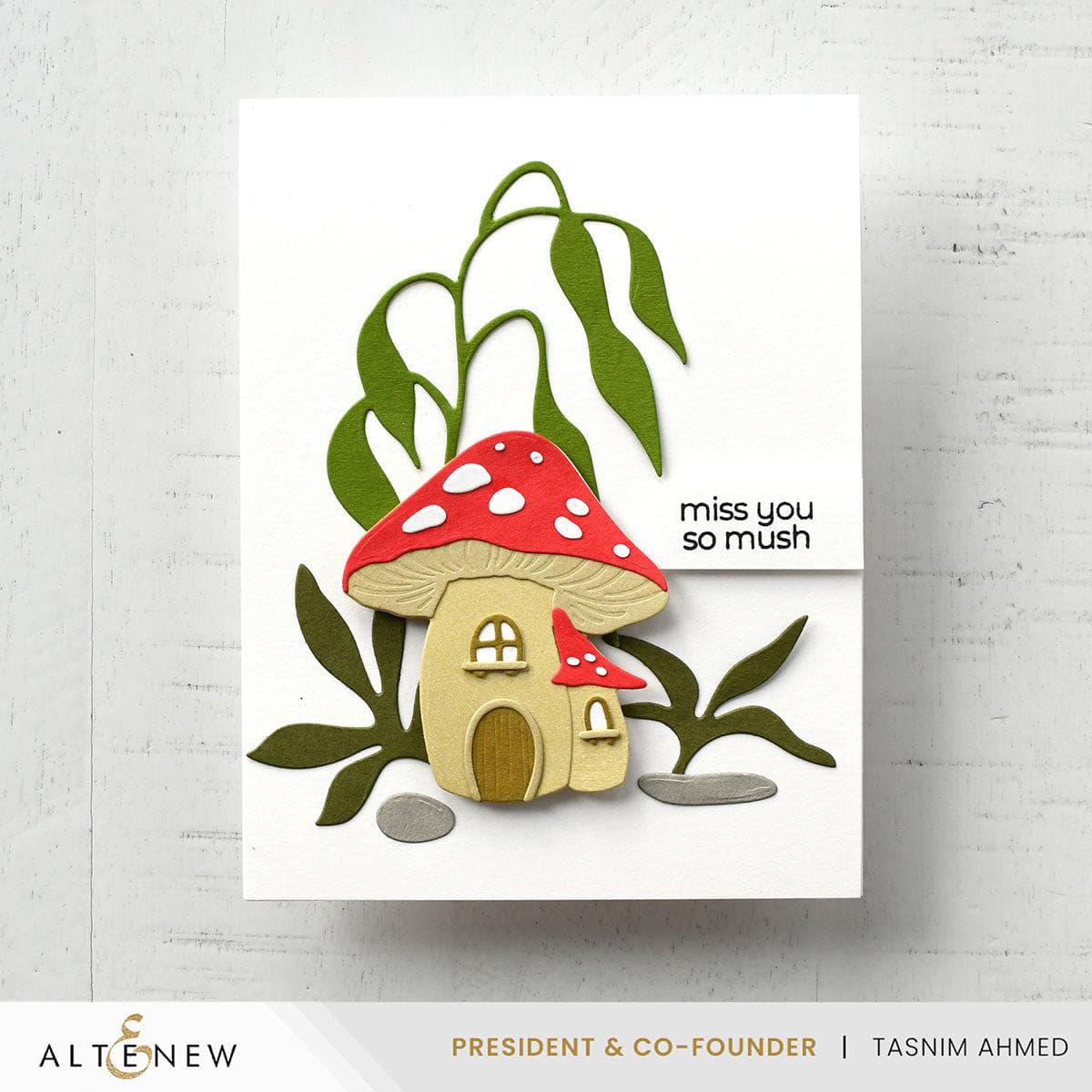 Mushroom Cottage Layering Die Set