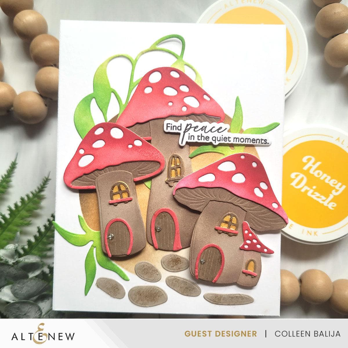 Mushroom Cottage Layering Die Set